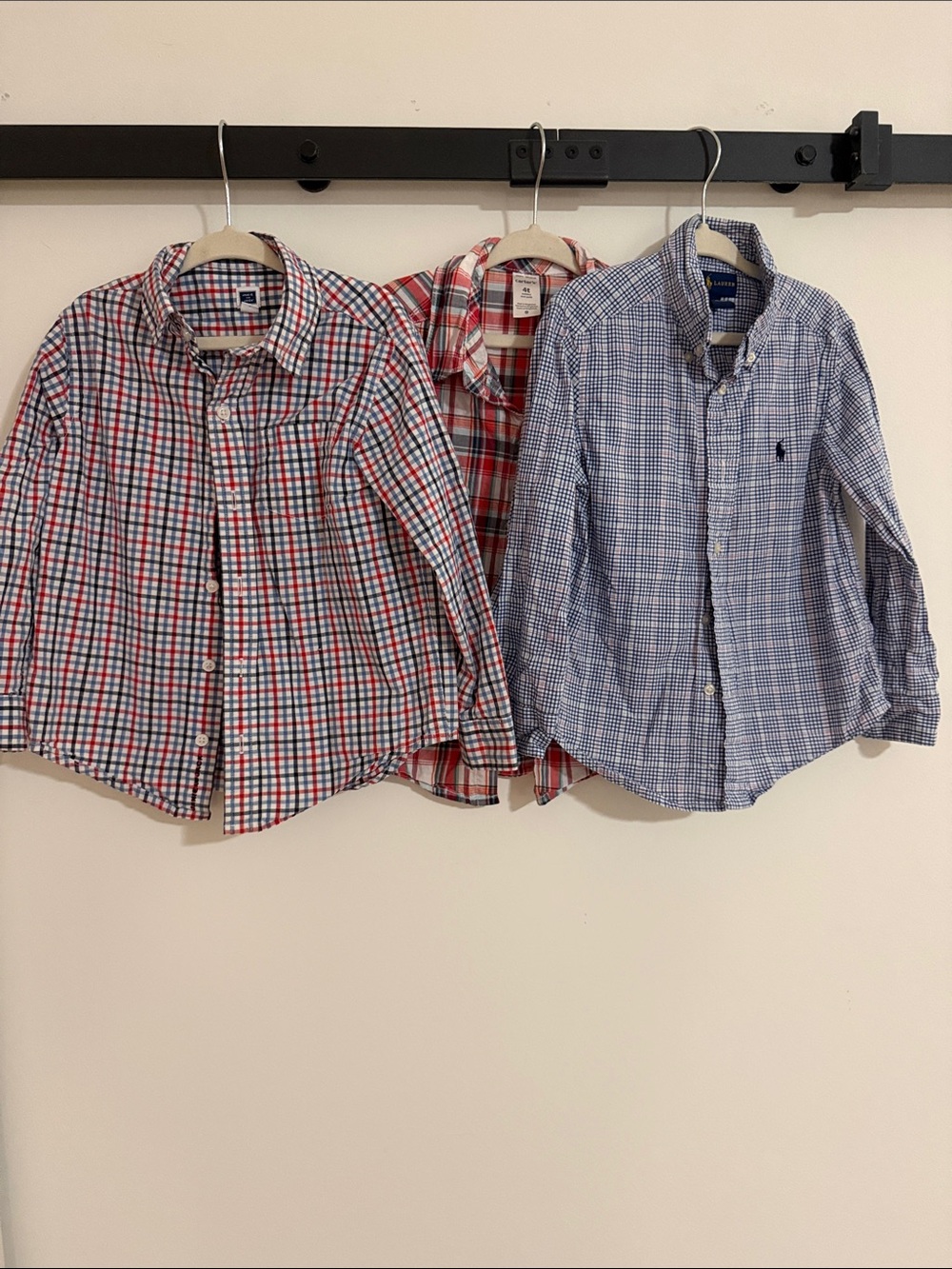 Boys Patriotic Bundle* 4T Ralph Lauren, Carters, Janie & Jack Button-Down Shirts